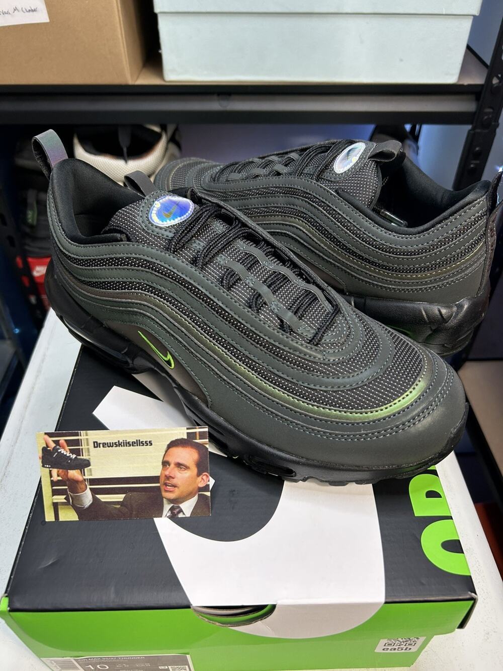 Nike Air Max 95/97 University Of Oregon - Ducks Of A Feather Thunder PE- Sz 10